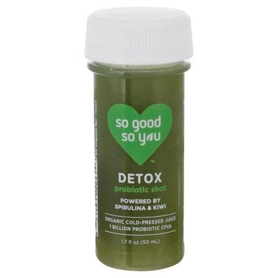 So Good So You Probioric Shot Spirulina & Kiwi Detox 12/1.7 OZ [UNFI #2157865] [ebt]