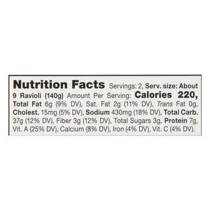 Maninis Pasta Gluten Free Ravioli Spinach & Cheese 12/9.5 OZ  [UNFI #2110575]