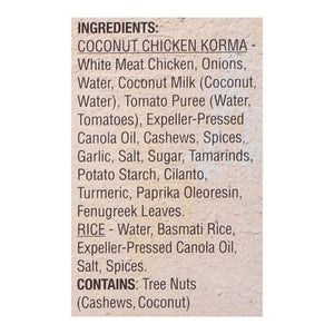 Deep Coconut Chicken Korma W/Rice 12/9 OZ [UNFI  #2793362]