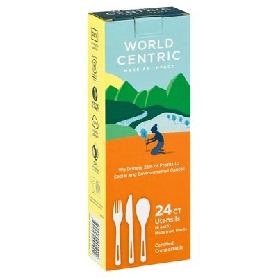 World Centric Utensils 12/24 Ct [UNFI #0306381] T