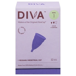Divacup Menstrual Cup Reusable 1 Ea [UNFI #0776427] T