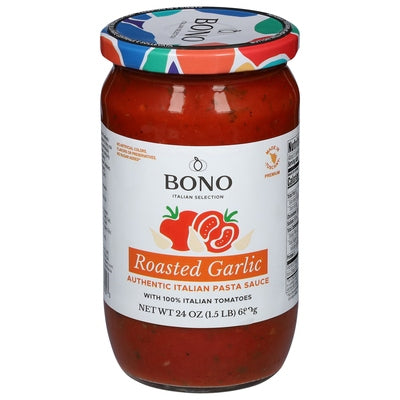 Bono Pasta Sauce Roasted Garlic 6/24 oz [UNFI #2960250 ] [ebt]