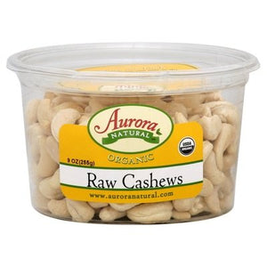 Aurora Natural Cashews Raw 12/9 OZ [UNFI #2289098] [ebt]
