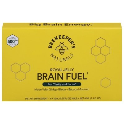 Beekeepers Naturals Brain Fuel Royal Jelly 1/2.1 OZ [UNFI #2552966] T