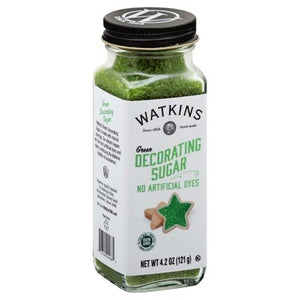 Watkins Decorating Sugar Green 4/3/4.2OZ [UNFI #2514073] [ebt]