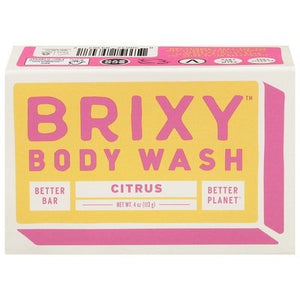Brixy Body Wash Bar Citrus 1/4 OZ [UNFI #2838936] T