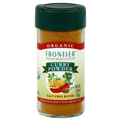 Frontier Nat Prod Co-Op Curry Powder Salt-Free Blend 1.90 OZ [UNFI #0956318] [ebt]