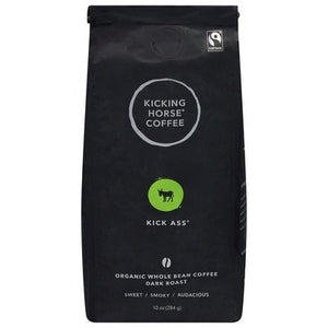 Kicking Horse Coffee Organic Whole Bean Dark Roast Kick Ass 6/10 OZ [UNFI #1263169] [ebt]