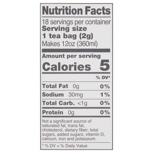 Good Earth Herbal Tea Caffeine Free Organic Tea Bags 6/18 Bag [UNFI #0850917] [ebt]