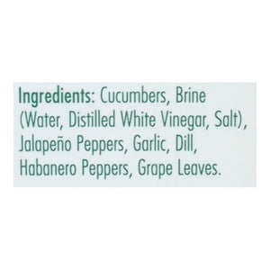 Grillos Pickles Pickle Spears Classic Dill Hot 6/32 OZ [UNFI #1823855] [ebt]