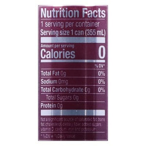 Zevia Soda Zero Sugar Black Cherry 12/12 OZ [UNFI #2819274] [ebt] T