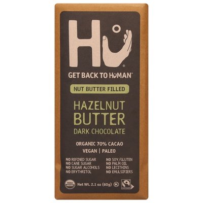Hu Dark Chocolate Organic Hazelnut Butter 70% Cacao 12/2.1 OZ [UNFI #2739571] [ebt] T