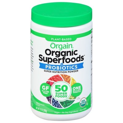 Orgain Super Nutrition Powder Original Flavored Probiotics 1/.62 LBS [UNFI #1795780] T