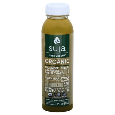 Suja Vegetable & Fruit Juice Drink Organic Uber Greens 6/12 OZ [UNFI #1645563] [ebt] T