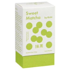 Rishi Tea Japanese Green Tea Latte Mix Sweet Matcha Loose Powder 6/4.4 OZ [UNFI #2653566] [ebt]