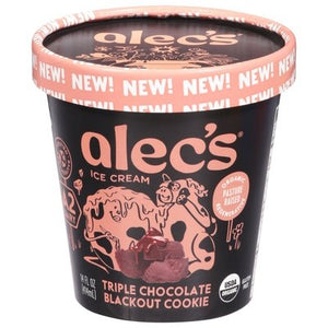 Alecs Ice Cream Triple Chocolate Blackout 8/14 OZ [UNFI  #3051232]