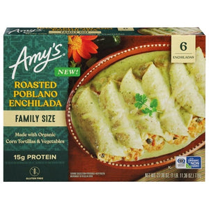 Amys Enchilada Roasted Poblano Family Size Og3 Og3 8/27.36 oz [UNFI #2984482 ] [ebt]