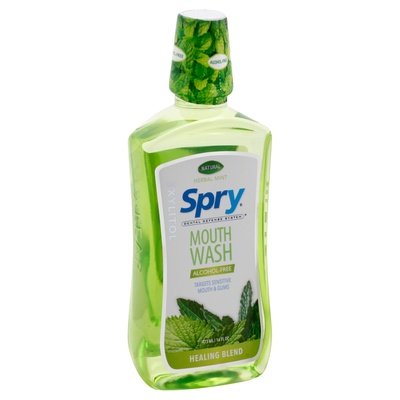 Spry Mouth Wash Healing Blend Herbal Mint 16 OZ [UNFI #2020352] T