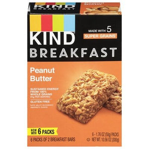 Kind Breakfast Bars Peanut Butter 5/6/1.76 [UNFI #2903011] [ebt]