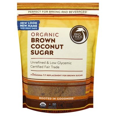 Big Tree Farms Coconut Sugar Organic Brown 6/16 OZ [UNFI #0628792] [ebt] T
