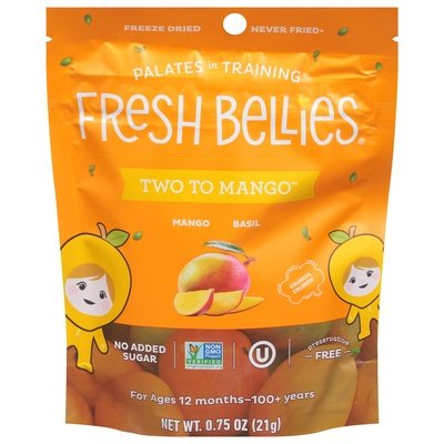 Fresh Bellies Snack Two To Mango 6/.75 OZ [UNFI #2444081] [ebt]