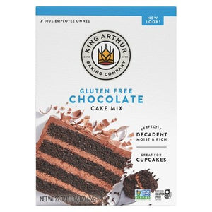 King Arthur Flour Cake Mix Gluten Free Chocolate 6/22 OZ [UNFI #0339366] [ebt]
