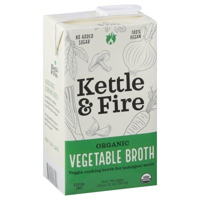 Kettle & Fire Broth Organic Vegetable 6/32 OZ [UNFI #2832780] [ebt]