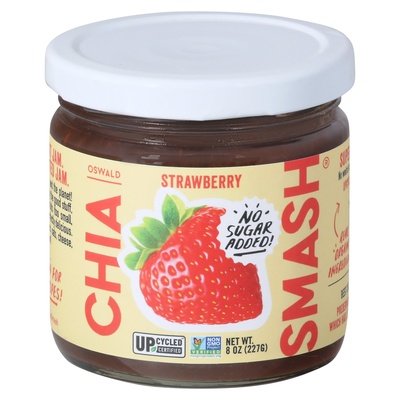 Chia Smash Chia Smash No Sugar Added Strawberry 6/8 OZ [UNFI #2736270] [ebt]