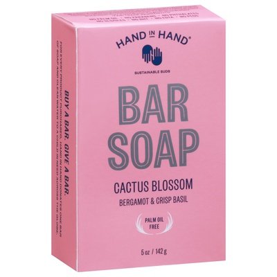 Hand In Hand Bar Soap Cactus Blossom 5 OZ [UNFI #2396323] T