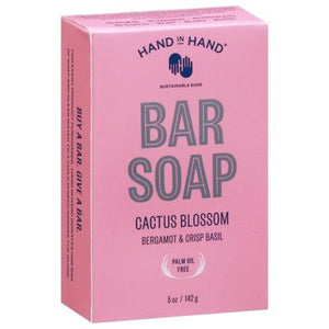 Hand In Hand Bar Soap Cactus Blossom 5 OZ [UNFI #2396323] T