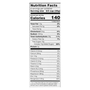 One Degree Organic Foods Brown Rice Cacao Crisps Gluten Free Sprouted 6/10 OZ [UNFI #1273606] [ebt]