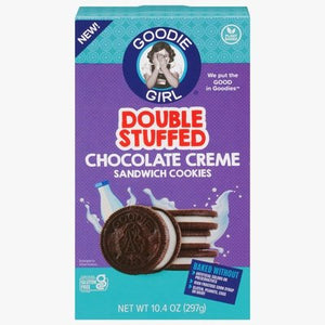 Goodie Girl Sandwich Cookies Chocolate Creme Double Stuffed 6/10.5 OZ [UNFI #3006517] [ebt]