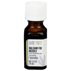Aura Cacia Pure Essential Oil Balsam Fir Needle Elevating 1/.5 OZ [UNFI #444968] T