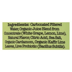 Culture Pop Soda Probiotic Soda Lemon Lime & Cardamom 12/12 OZ [UNFI #2930675] [ebt] T