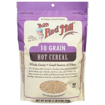 Bobs Red Mill Hot Cereal 10 Grain 4/25 OZ [UNFI #2532471] [ebt]