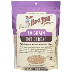 Bobs Red Mill Hot Cereal 10 Grain 4/25 OZ [UNFI #2532471] [ebt]