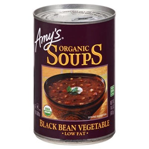 Amys Soup Low Fat Organic Black Bean Vegetable 12/14.5OZ [UNFI #0973735] [ebt]