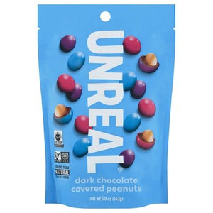 Unreal Peanuts Dark Chocolate Covered 6/5 OZ [UNFI #2339471] [ebt] T