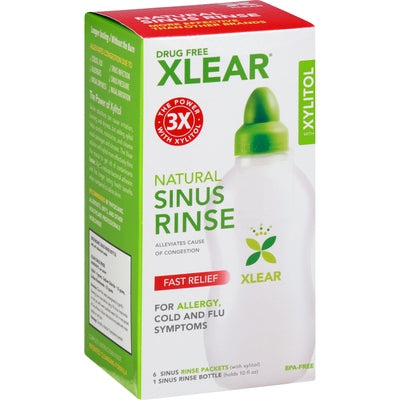 Xlear Sinus Rinse Natural Fast Relief With Xylitol 1 CT [UNFI #1701671] T