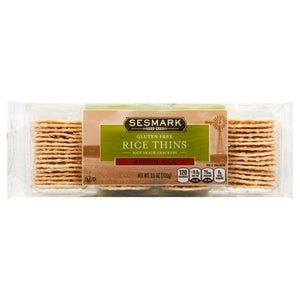 Sesmark Foods Rice Thins Brown Rice 12/3.5 OZ [UNFI #0294322] [ebt]