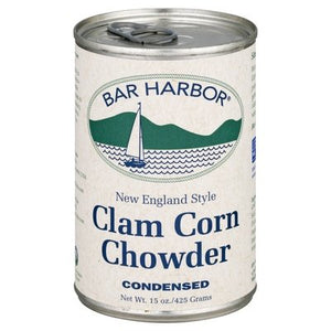 Bar Harbor Clam Corn Chowder New England Style Condensed 6/15 OZ [UNFI #1013473] [ebt]