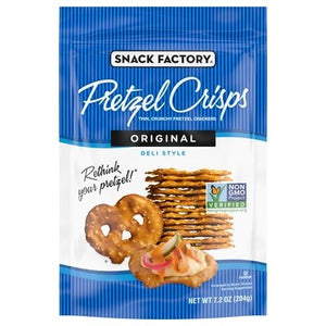 Pretzel Crisps Pretzel Crackers Original Deli Style 12/7.2 OZ [UNFI #1799899] [ebt]