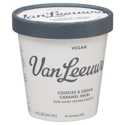 Van Leeuwen Ice Cream Cookies & Cream Caramel Swirl 8/14 OZ [UNFI  #2520963]