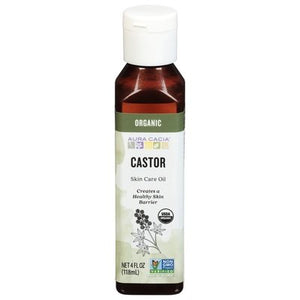 Aura Cacia Skin Care Oil Organic Castor 1/4 OZ [UNFI #1571793] T