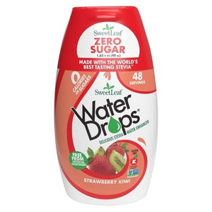Sweet Leaf Water Enhancer Delicious Stevia Zero Sugar Strawberry Kiwi 1.62 OZ [UNFI #2185445] [ebt]