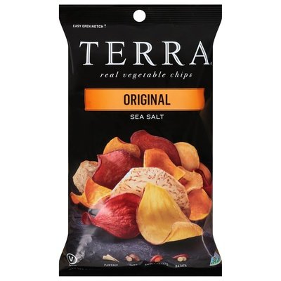 Terra Chips Vegetable Chips Real Sea Salt Original 12/5 OZ [UNFI #584847] [ebt]