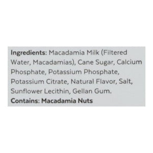Milkadamia Macadamia Milk Barista Unsweetened 6/32 OZ [UNFI #2087880] [ebt]
