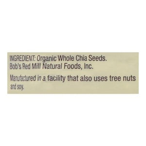 Bobs Red Mill Chia Seeds Organic Whole 5/12 OZ [UNFI #2688893] [ebt]