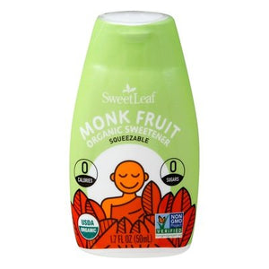 Sweet Leaf Monk Fruit Sweetener Organic Squeezable 1.7 OZ [UNFI #2601128] [ebt] T