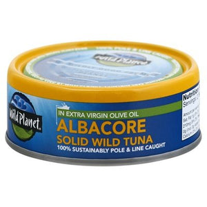 Wild Planet Wild Tuna In Extra Virgin Olive Oil Albacore Solid 12/5 OZ [UNFI #642272] [ebt]